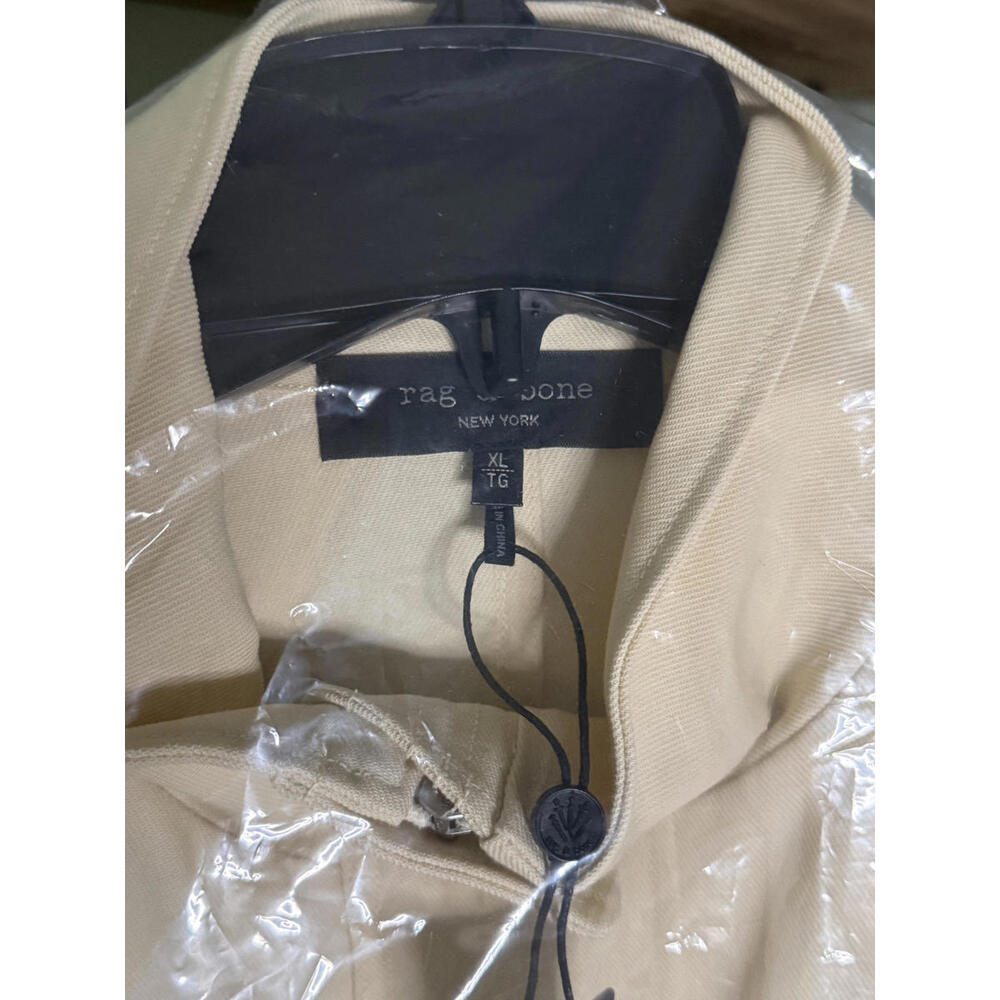 NWT! rag & bone Trail Cropped Jacket Cream Size XL - Picture 3 of 8